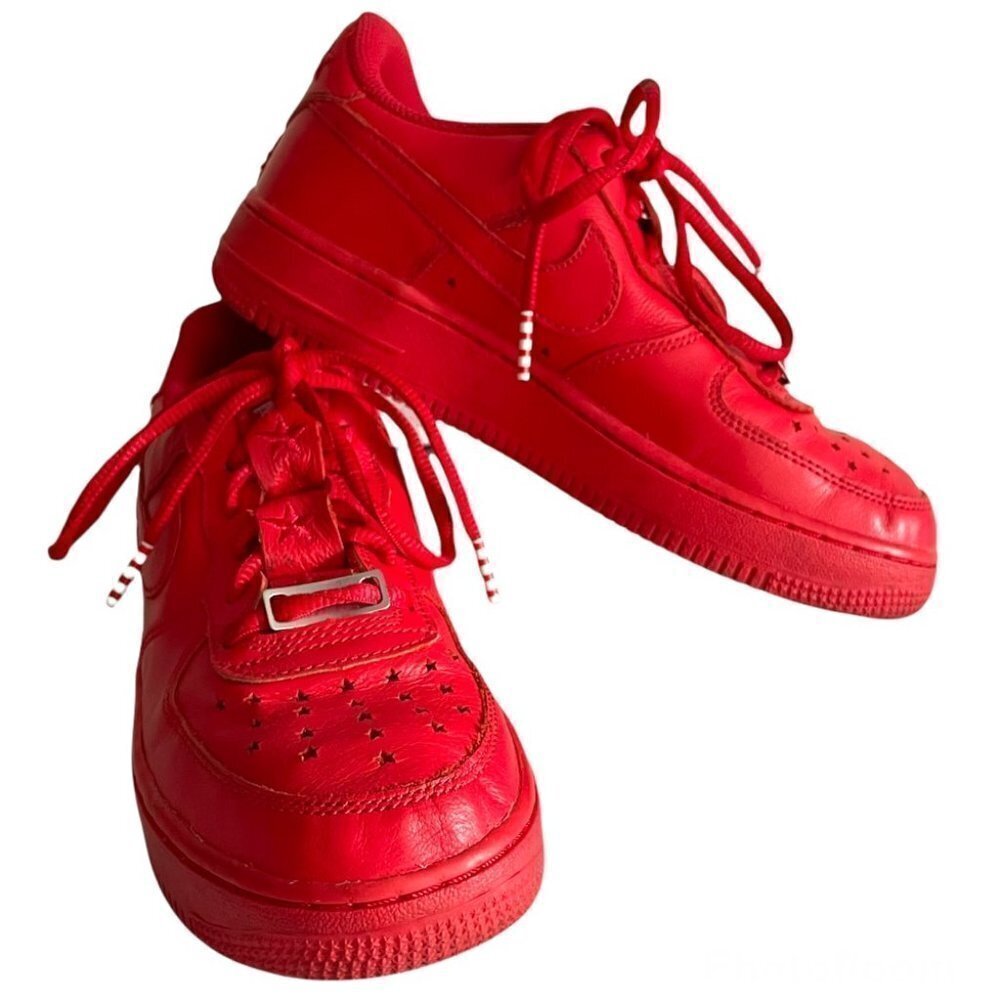𝅺NIKE Air Force 1 Low 'Independence Day' Red  5Y